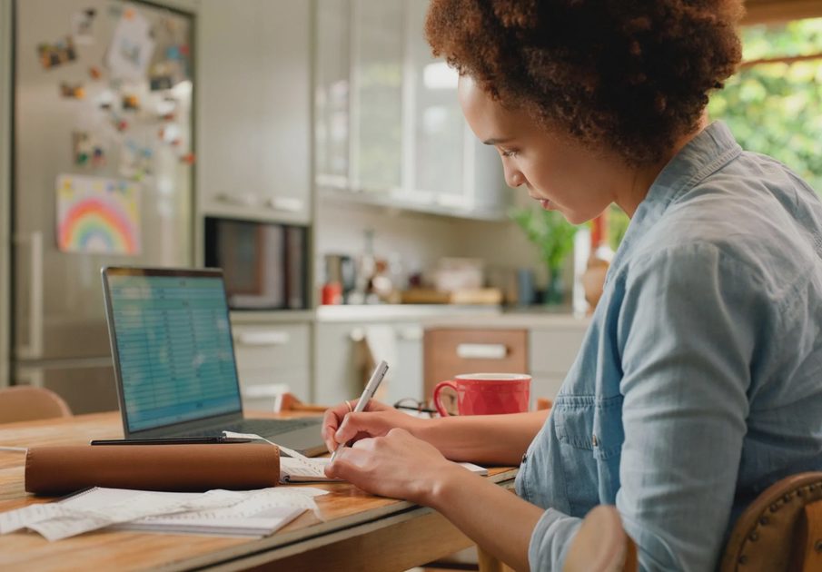 Finding Household Online Accounts Family account discovery using email and account clues beside a notebook